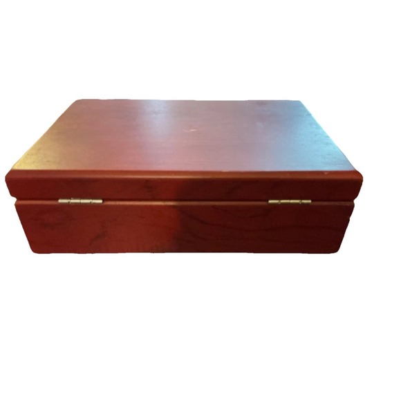 Brookstone Heritage Connoisseur's Wine Bottle Opener Wooden Case Gift - Picture 3 of 7